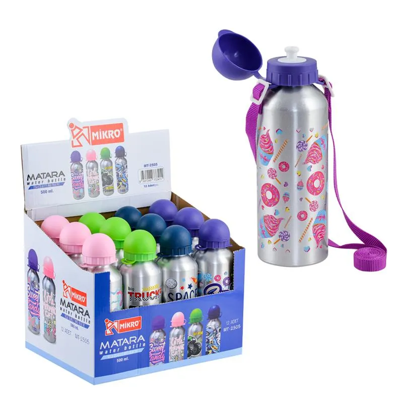 MİKRO 500 ML ALÜMİNYUM MATARA MT-2505