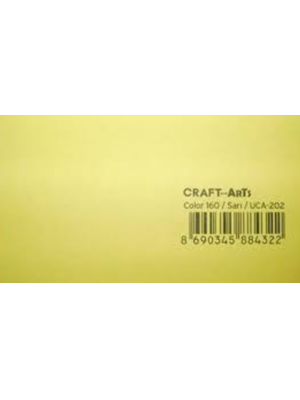 Craft Arts 50x70 160 Gr Fon Kartonu Sarı Uca-202