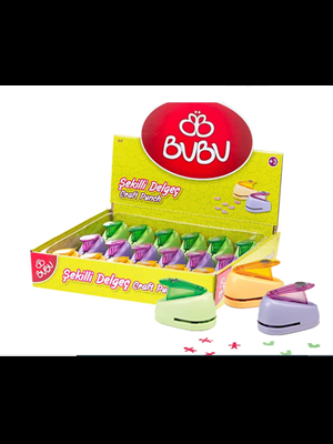 Bubu 1" Şekilli Delgeç Karışık Desenler Bubu00020