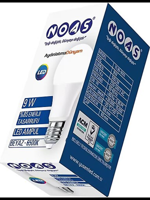 Noas Yl95-9001 9w 6500k Beyaz Led Ampul