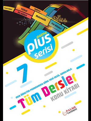 Palme Yay.- 7.sınıf Plus Serisi Tüm Dersler Konu Kitabı 2324