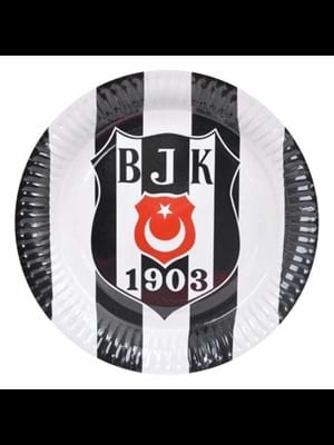Nedi 23 Cm Karton Tabak Lisanslı 8 Li Beşiktaş Bjk1619