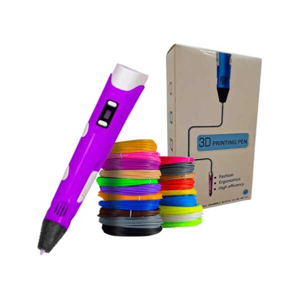 ROBOLİNK 3D BASKI KALEMİ FULL SET MOR