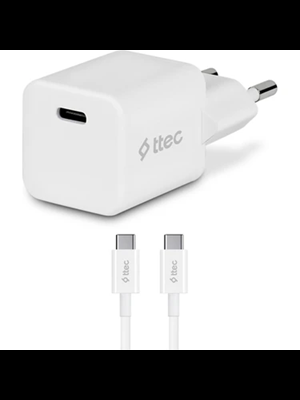 Ttec 2scp01cb Smartcharger 20w Pd Usb-c To Usb-c 3a Kablo + Şarj Aleti Beyaz