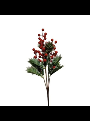 Nedi Yılbaşı 45 Cm Yeşil Yapraklı Kırmızı Kokina 13220