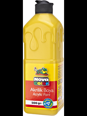 Nova Color 500 Gr Akrilik Boya Sarı Nc-381