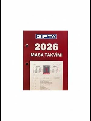 Gıpta 10x13 Masa Takvimi 365-gtb (2026)