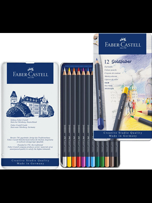 Faber Castell Goldfaber Boya Kalemi Metal Kutu 12 Li 114712