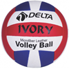Delta Ivory Voleybol Topu No:5 Kırmızı-beyaz-mavi
