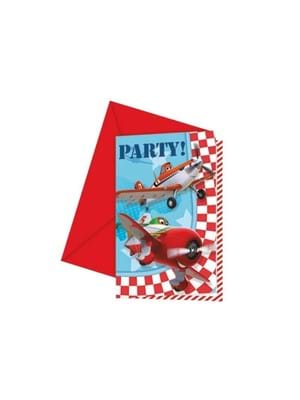 Parti Dünyası Planes Davetiye+zarf 6 Lı 28082013