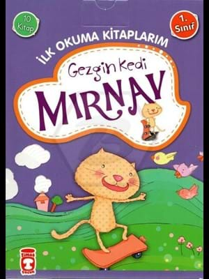 İlk Okuma Kitaplarım - Gezgin Kedi Mırnav 10 Kitap (1. Sınıflar İçin) - Timaş Yayınları