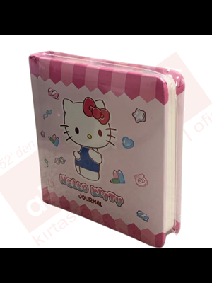 Victorias Journals 9x9 Hello Kitty Çizgili Günlük 192 Sayfa 525-2011