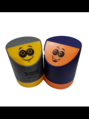 Mikro Çift Delikli Emojili Kalemtraş Mk-2050