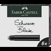 Faber Castell Dolmakalem Kartuşu Siyah 6"lı 185507