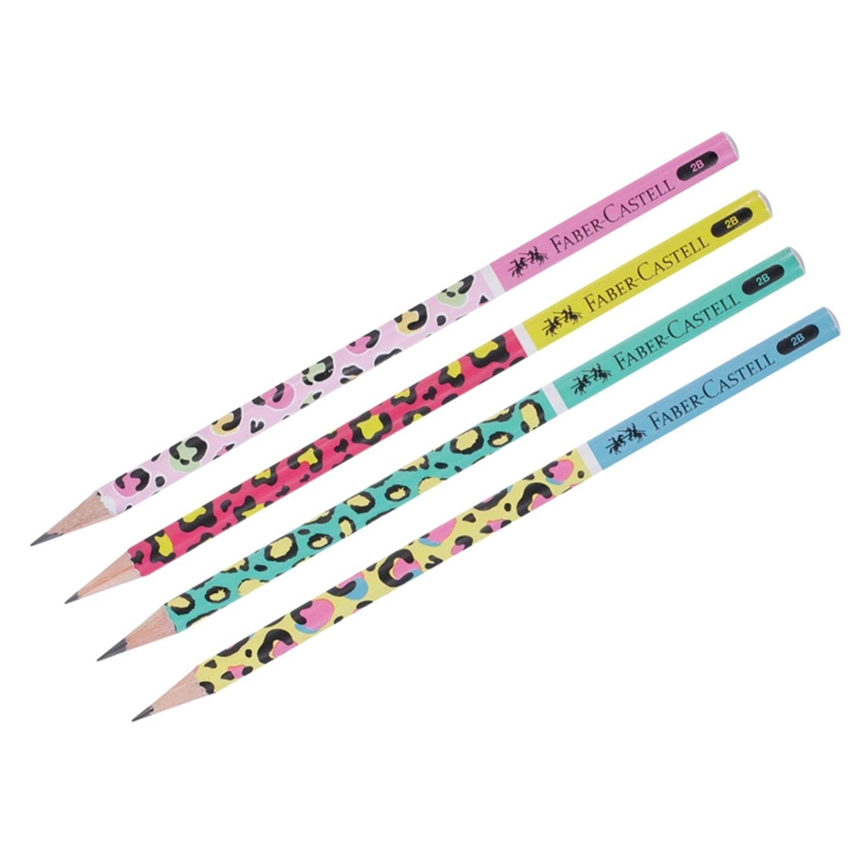 FABER CASTELL DESENLİ SAFARİ 2B KURŞUN KALEM 5244000052
