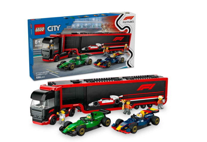 LEGO CİTY F1 KAMYON RB20 VE AMR24 LSC60445