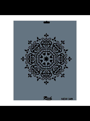 Rich New Seri 25x35 X-large Stencil 349