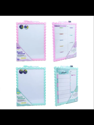 Mikro 28x39.5 Cm Çift Taraflı Kalemli Manyetik Yazı Tahtası Jl-117