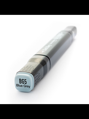 Del Rey Twin Çift Uçlu Marker Kalem Bg5 Blue Grey