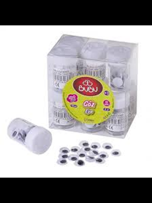Bubu 12 Mm 8 Gr Oynar Göz Siyah Gz0003