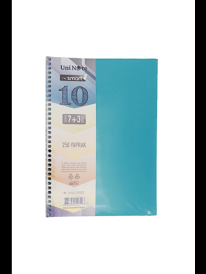 Çınar I'm Smart A4 Spiralli Pp Kapak 7+3 Ayraçlı Defter 250 Yp 62062