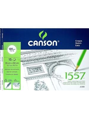Canson 35x50 Resim ve Çizim Blok 120 Gr 15yp Fcns120153550