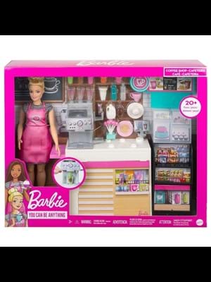 Barbie'nin Kahve Dükkanı Oyun Seti Gmw03
