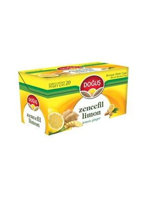 Doğuş Zencefil Limon Bitki Çayı Süzen Poşet 2 Gr 20"li