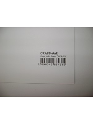 Craft Arts 50x70 160 Gr Fon Kartonu Beyaz Uca-201