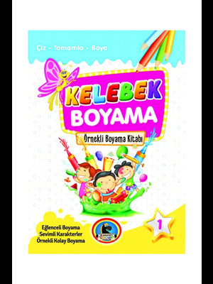 Kelebek Boyama - Karatay Yayınları