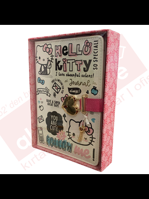 Victorias Journals 13x18 Hello Kitty Hush Hush Kilitli Çiz.defter Kutulu 160 Yp 525-1918
