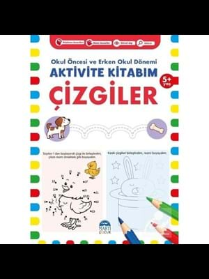 Aktivite Kitabım Çizgiler 5 Yaş - Martı Çocuk Yayınları