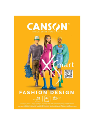 Canson Xsmart A4 180 Gr Fashion Design Çizim Defteri 30 Yp 32250p000