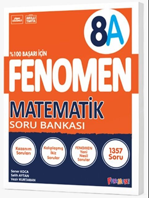 Fenomen Yay.-8.sınıf Matematik Soru Bankası A Yeni Nesil 2425