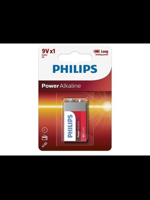 Philips 9v Power Alkalin Pil 6lr61p1b