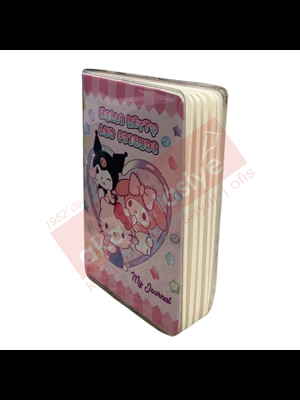 Victorias Journals A7 Hello Kitty And Friends Çizgili Günlük 128 Sayfa 525-1998