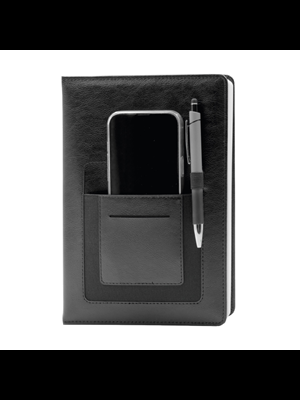 Promiks 17x24 Termo Deri Günlük Çizgili Ajanda Siyah Aj32490 (2026)