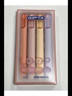 Gıpta Fosforlu Kalem 4 Lü Loop Pastel Renkler F1463