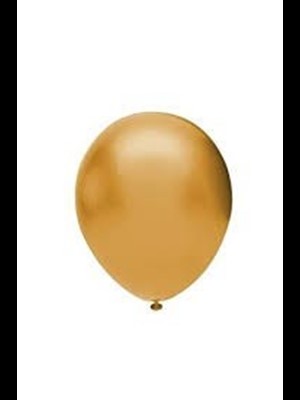 Balonevi 12" Krom Balon 50"li Gold
