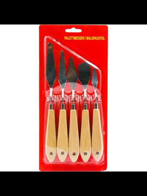 Lutart Metal Spatula Seti 5"li La-0938
