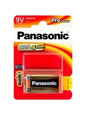 Panasonıc Pro Power 9 Volt Alkalin Pil