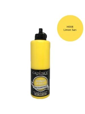 Cadence 500 Ml Hybrıd Multısurface Akrilik Boya Limon Sarı H-008