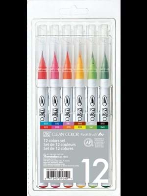 Zig Clean Color Real Brush Callıgraphy Kalemi 12"li Rb-6000at
