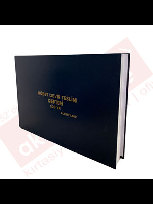 Altınyıldız 100yp Nöbet Devir Teslim Defteri