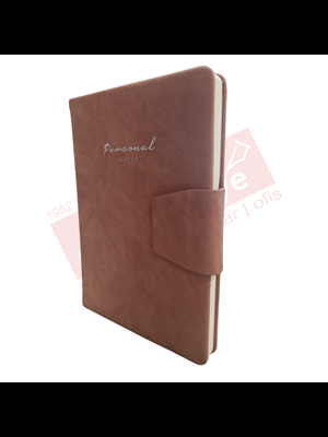 Victorias Journals 14x20 Mıknatıslı Çizgili Defter Şeftali 96 Yp 124-1122