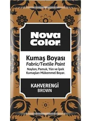 Nova Color 12 Gr Toz Kumaş Boyası Kahverengi Nc-905