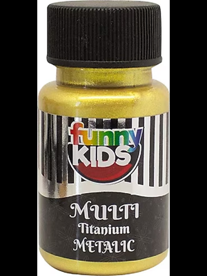 Rich Funny Kids Titanyum Metalik 50 Cc Akrilik Boya Altın 05442