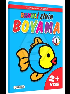 Renkli Şirin Boyama 1 - Pinokyo Yayınları