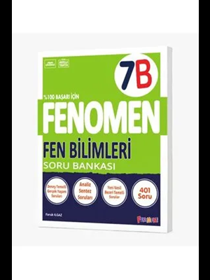 Fenomen Yay.-7.sınıf Fen Bilimleri Soru Bankası 2425