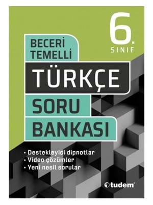 6.sınıf Beceri Temelli Türkçe Soru Bankası-tudem Yayınları